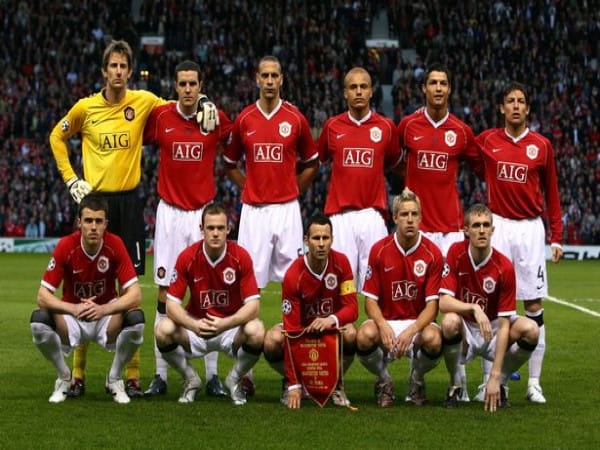 Thành tích rực rỡ của đội hình Man Utd 2008