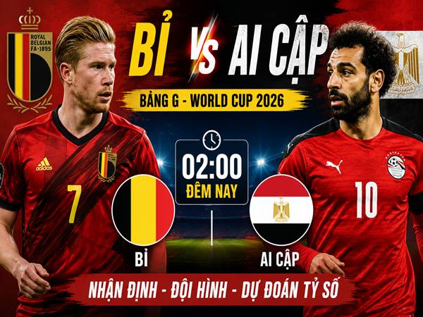 Lực lượng, đội hình Bỉ đấu với Ai Cập 2h đêm nay